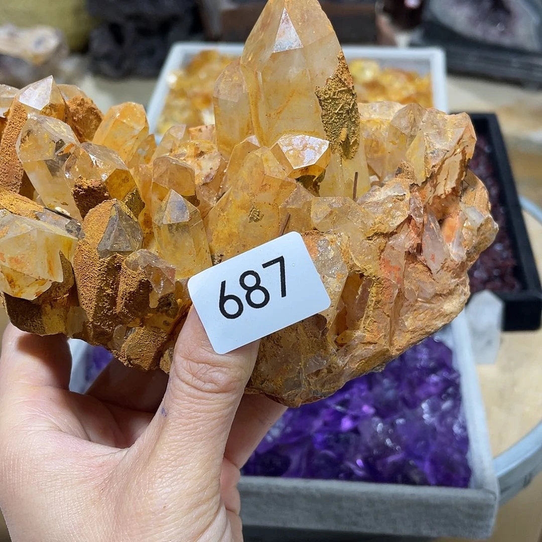 水晶摆件……未镶嵌子*默