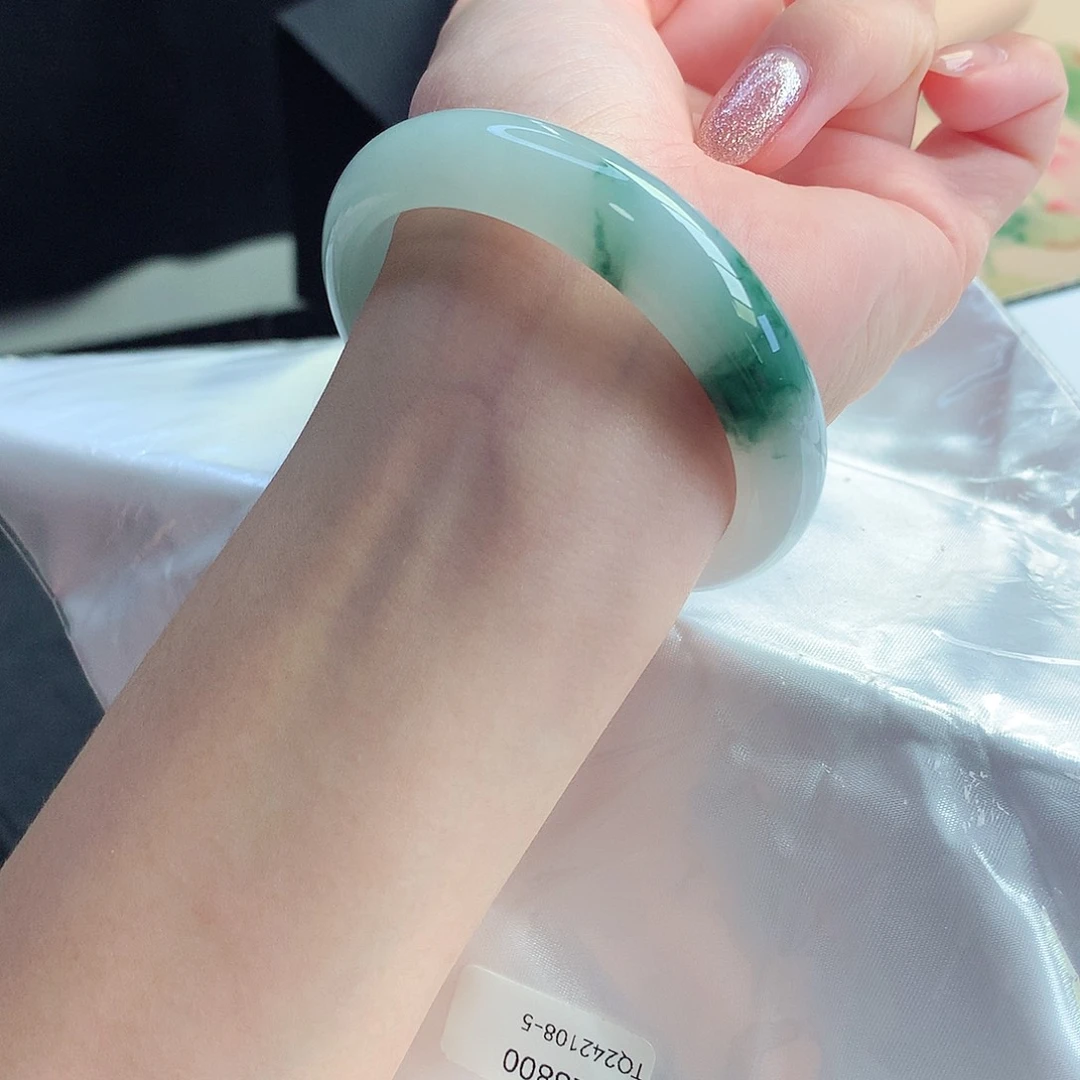 未镶嵌手镯翡翠天然A货翡翠55/56
