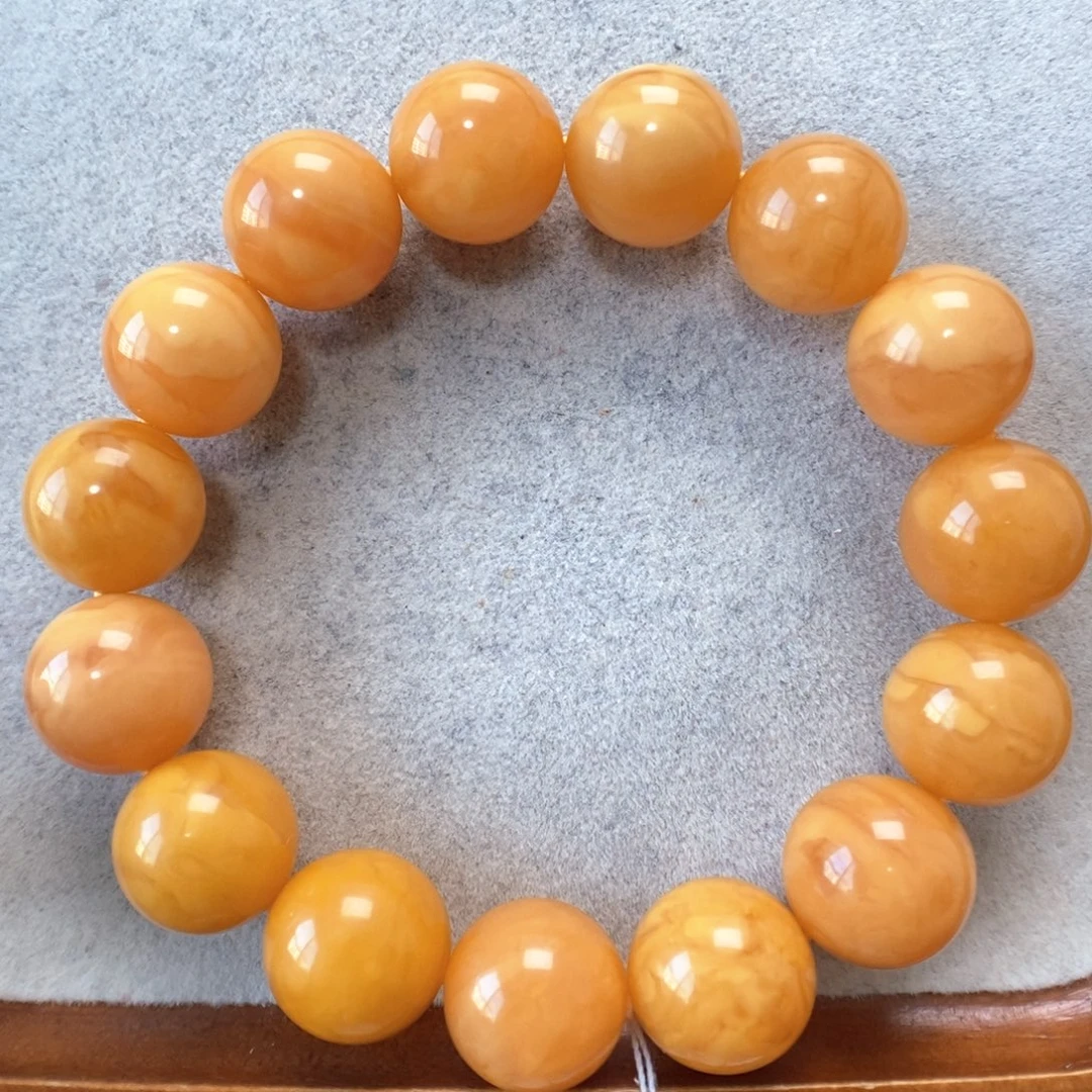 蜜蜡未镶嵌手串蜜蜡