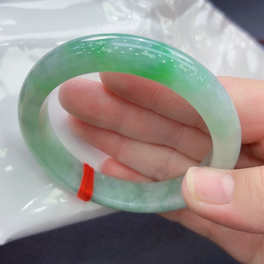 翡翠手镯未镶嵌手镯58.59