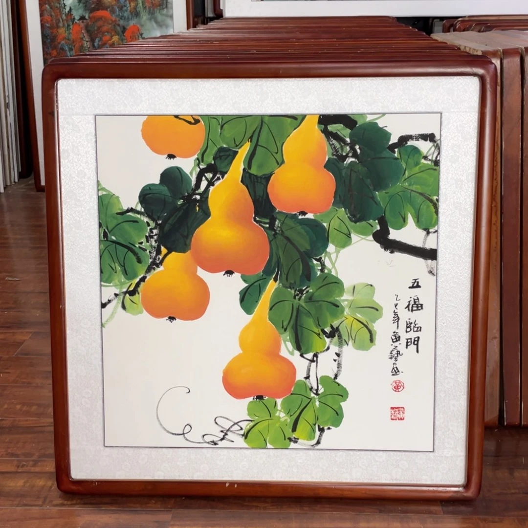 国画带框尺寸63*63厘米