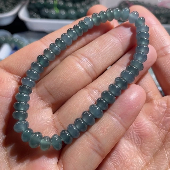 翡翠未镶嵌手链多样性发货自选