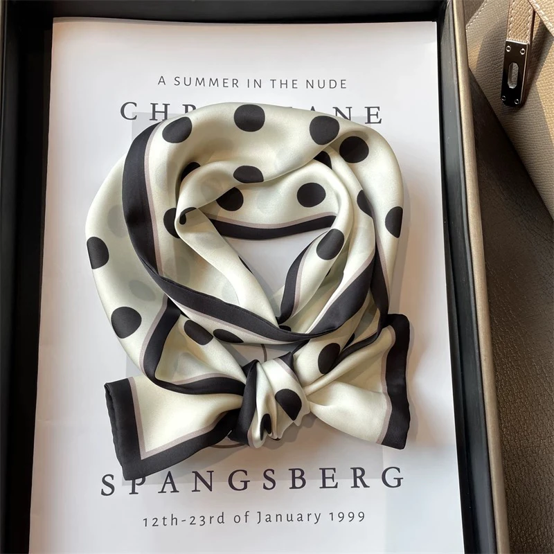 新疆包邮-Z8008#波点丝巾