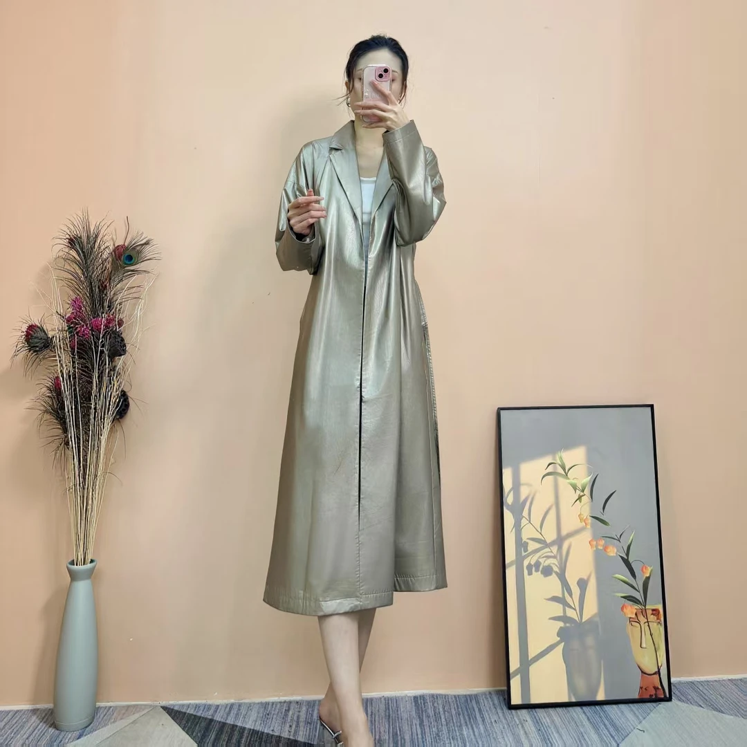 [依易原创]轻奢小众高级感显瘦气质系带风衣G73026