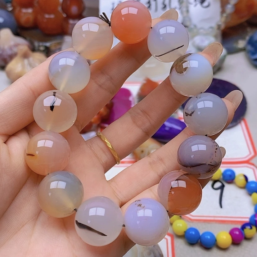 【闪购商品】未镶嵌玛瑙/玉髓珠宝半成品月***站