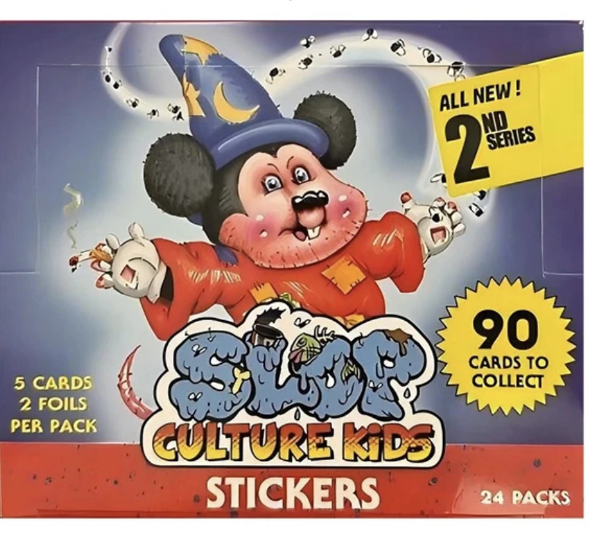 垃圾桶 画师盒SLOP CULTURE KIDS 系列2 恶搞 收藏卡牌（默认代拆）