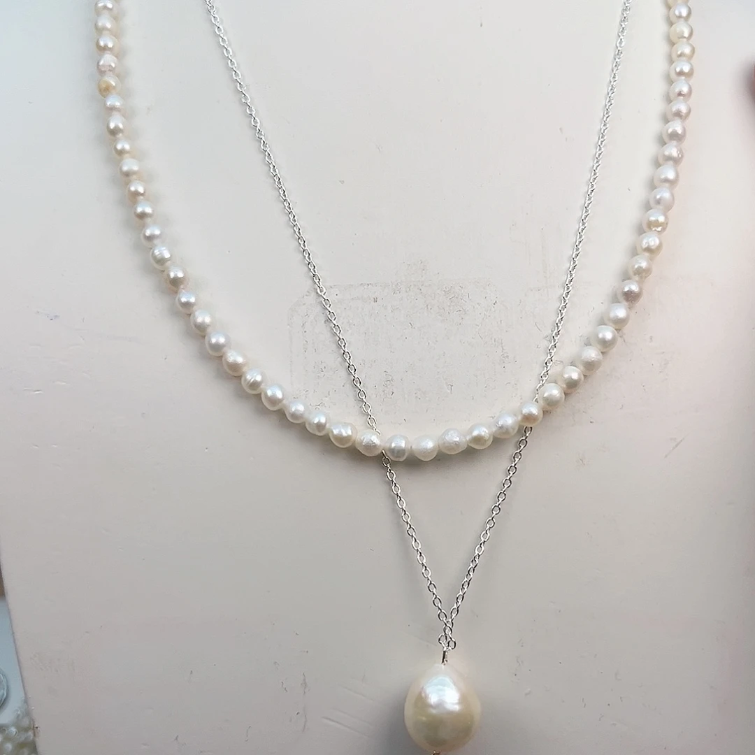 颈饰未镶嵌淡水珍珠