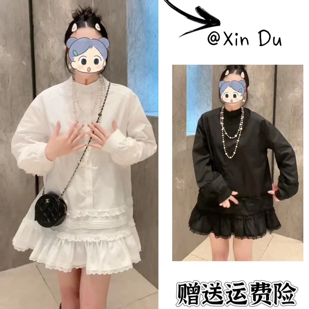 2025秋冬季新款时尚显瘦气质女士网红洋气连衣裙百搭款D24415