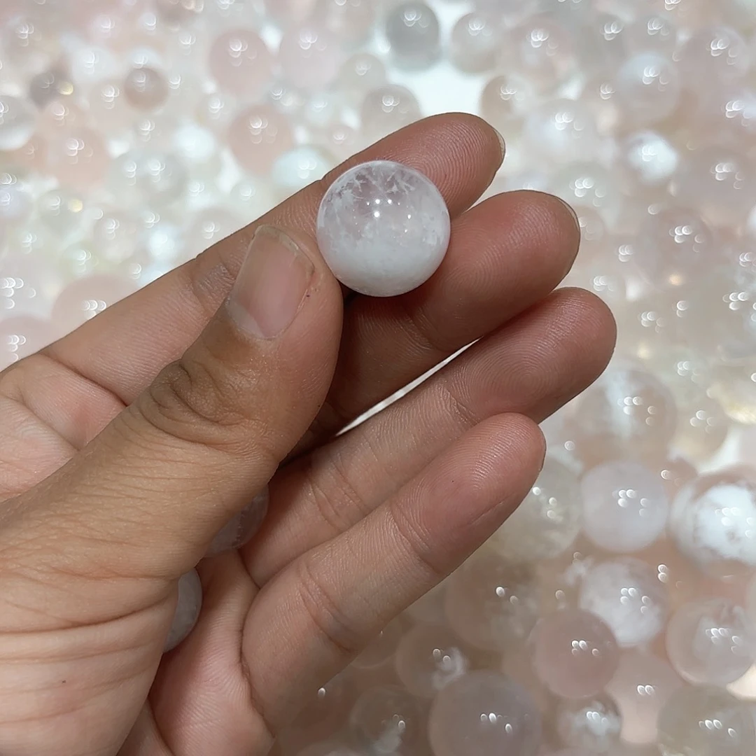 水晶手链未镶嵌将****ა打孔不退不换