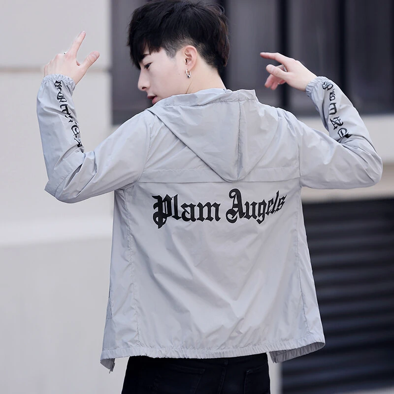 夏季新款男士冰丝防晒外套超薄透气速干防紫外线衣修身户外旅行