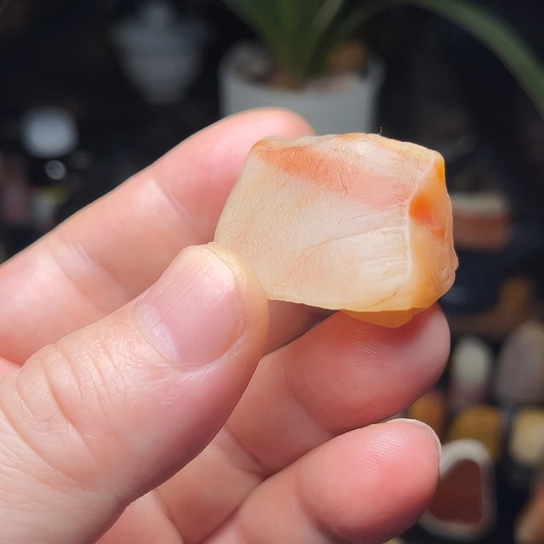 半****寿山石印石彩虹旗降