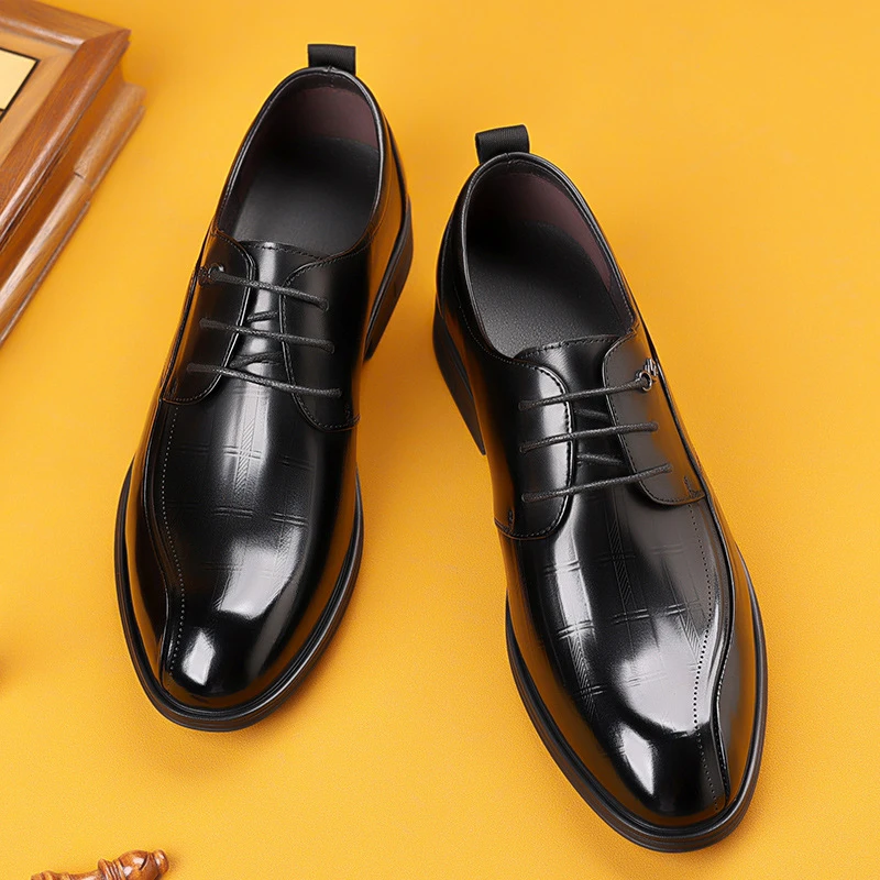 DMXUXM巴黎『设计风』新品好物~力荐！潮流商务正装百搭厚底休闲皮鞋