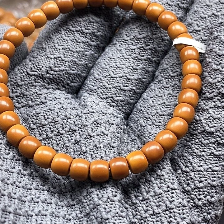 橄榄核手串/手链1***16.2老挝核尖单圈