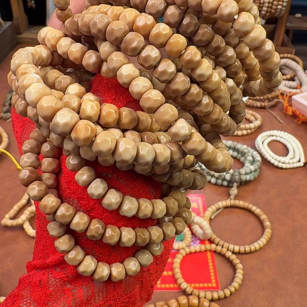 手串菩提根/象牙果龙脊菩提无相单圈