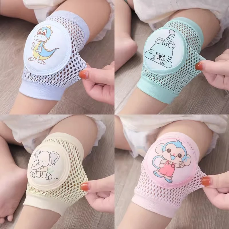 【防摔跤】沐兮小宝儿童宝宝学步护膝卡通透气防滑海绵弹力室内家用