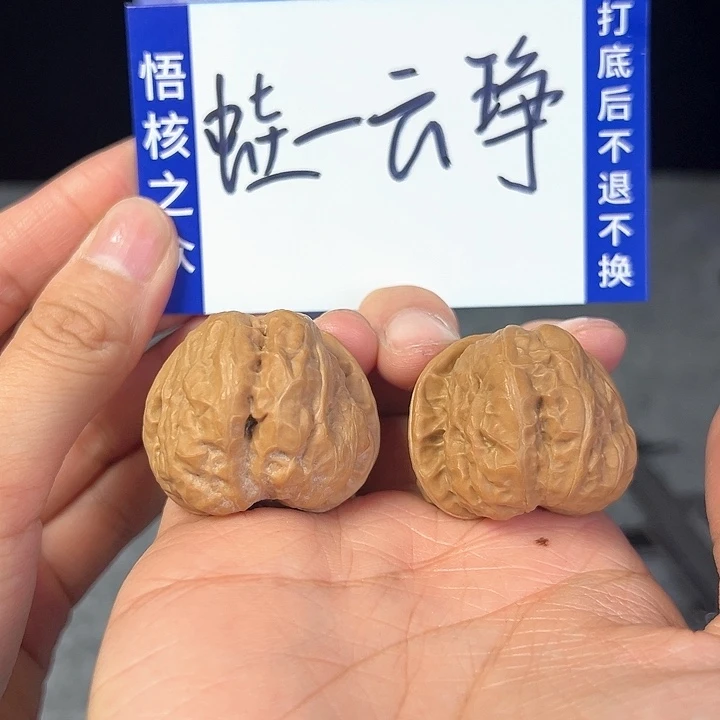 文玩核桃把件云*蛤蟆头