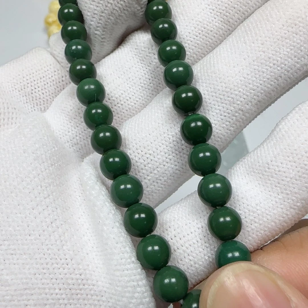 绿松石未镶嵌颈饰原矿松石手串