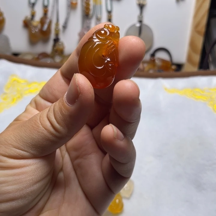 *****玛瑙/玉髓未镶嵌颈饰003