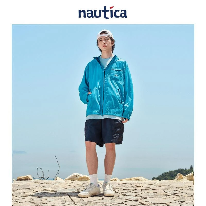 【新品上市】nautica白帆 丁达尔日系中性户外防晒夹克薄外套JW5244