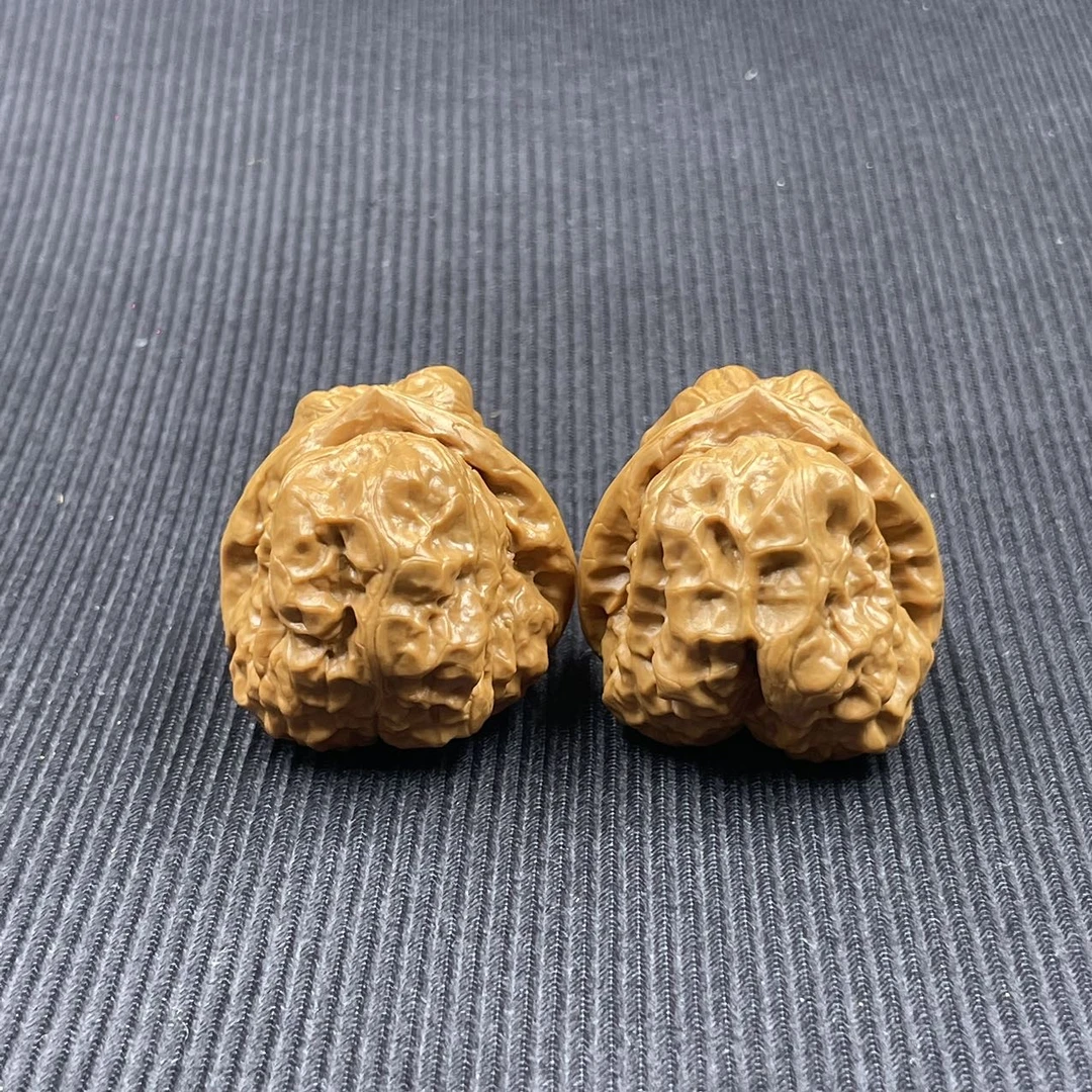 【中国涞水麻核桃协会】26 G95227-三角蛙核桃极致打底（镶嵌）37mm-