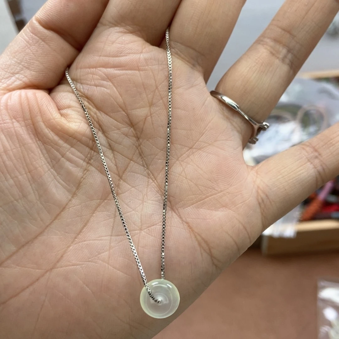 岫玉吊坠吊坠未镶嵌