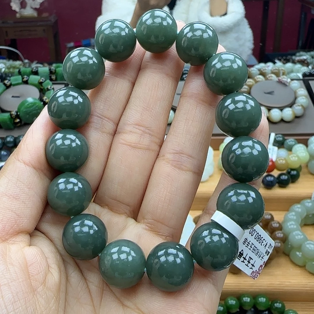 和田玉未镶嵌手链