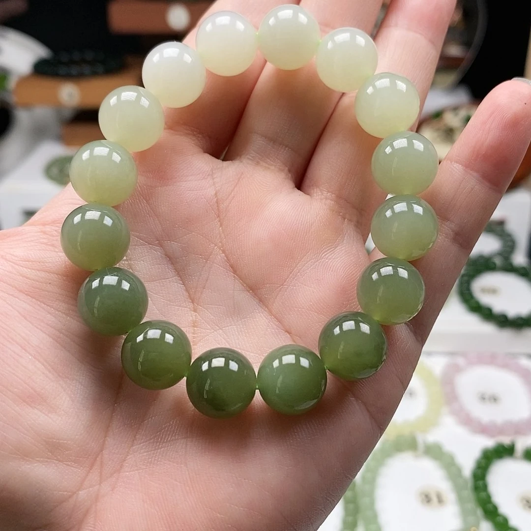 手链未镶嵌和田玉枫*?12mm
