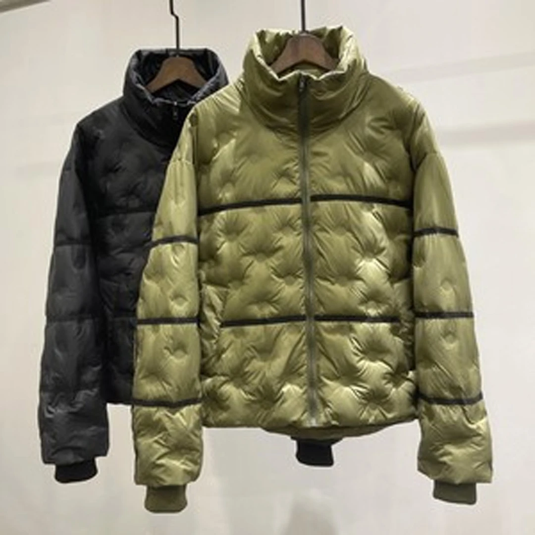 男士冬季时尚个性百搭立领羽绒服休闲宽松INS潮牌保暖外套