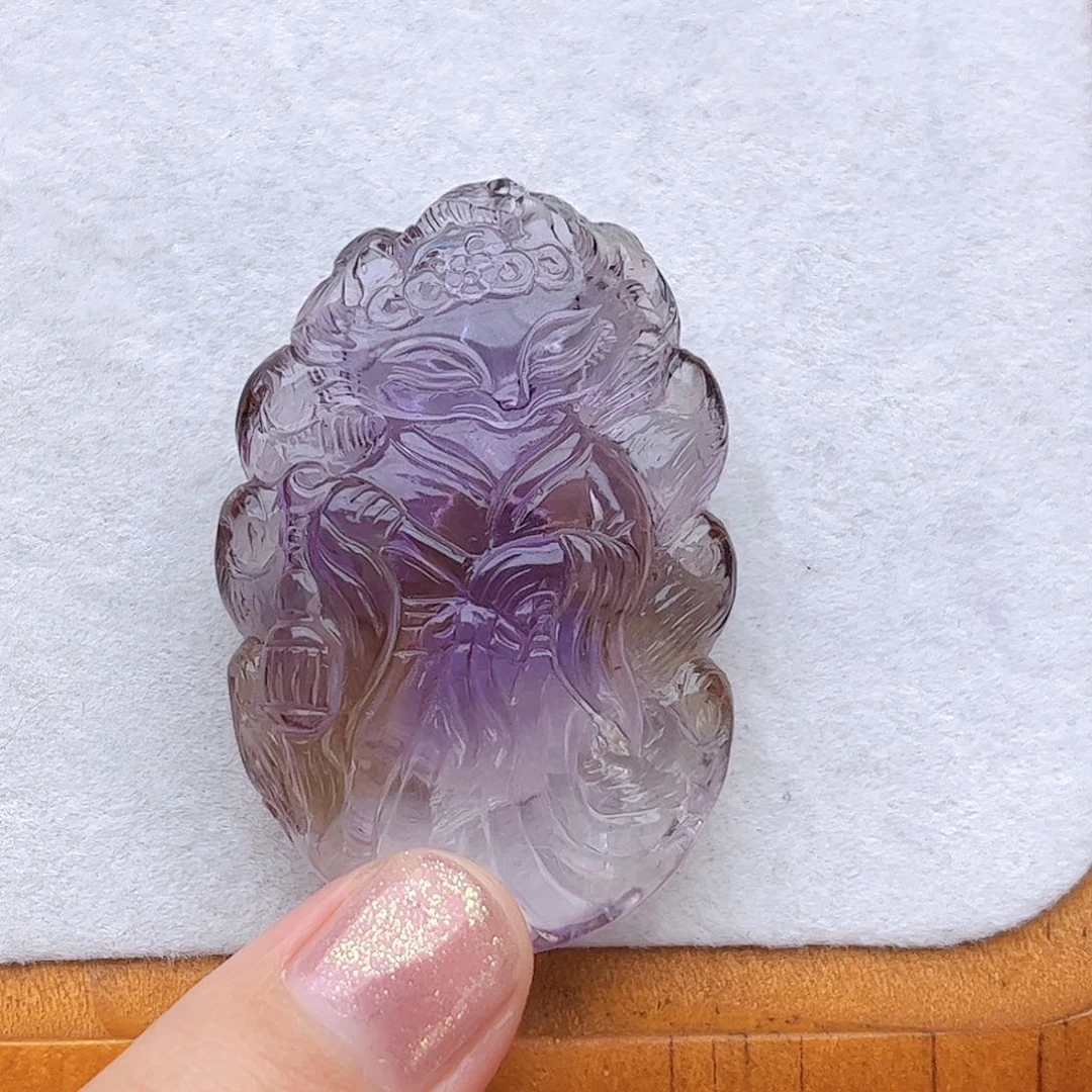 水晶吊坠(不含链)未镶嵌