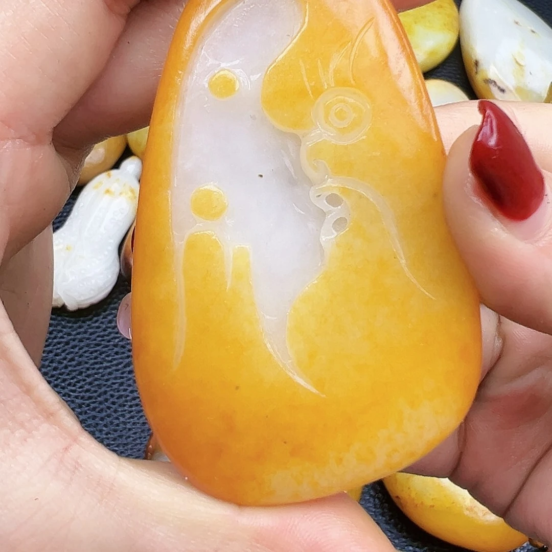 和田玉挂件未镶嵌