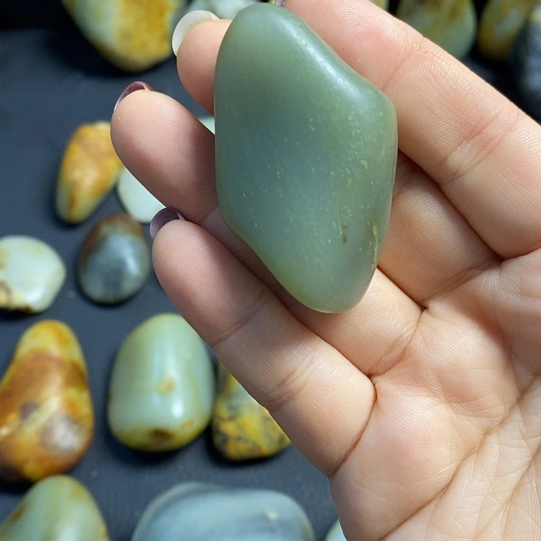 和田玉未镶嵌挂件08