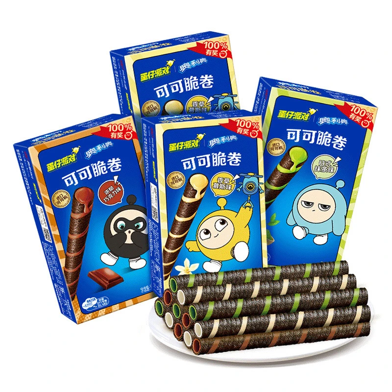 奥.利奥可可脆卷50g盒装 儿童休闲零食办公室威化饼干小吃