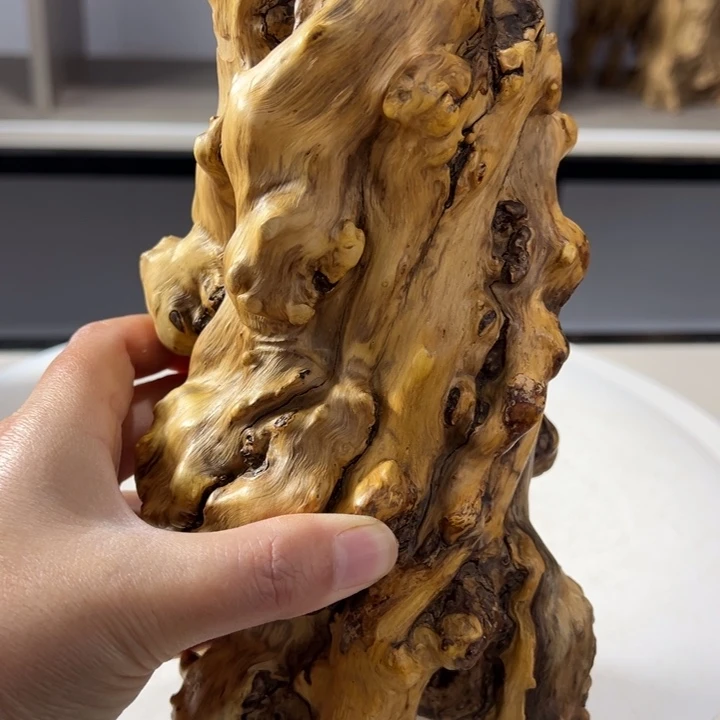 木石榴木榴疤茶桶笔筒