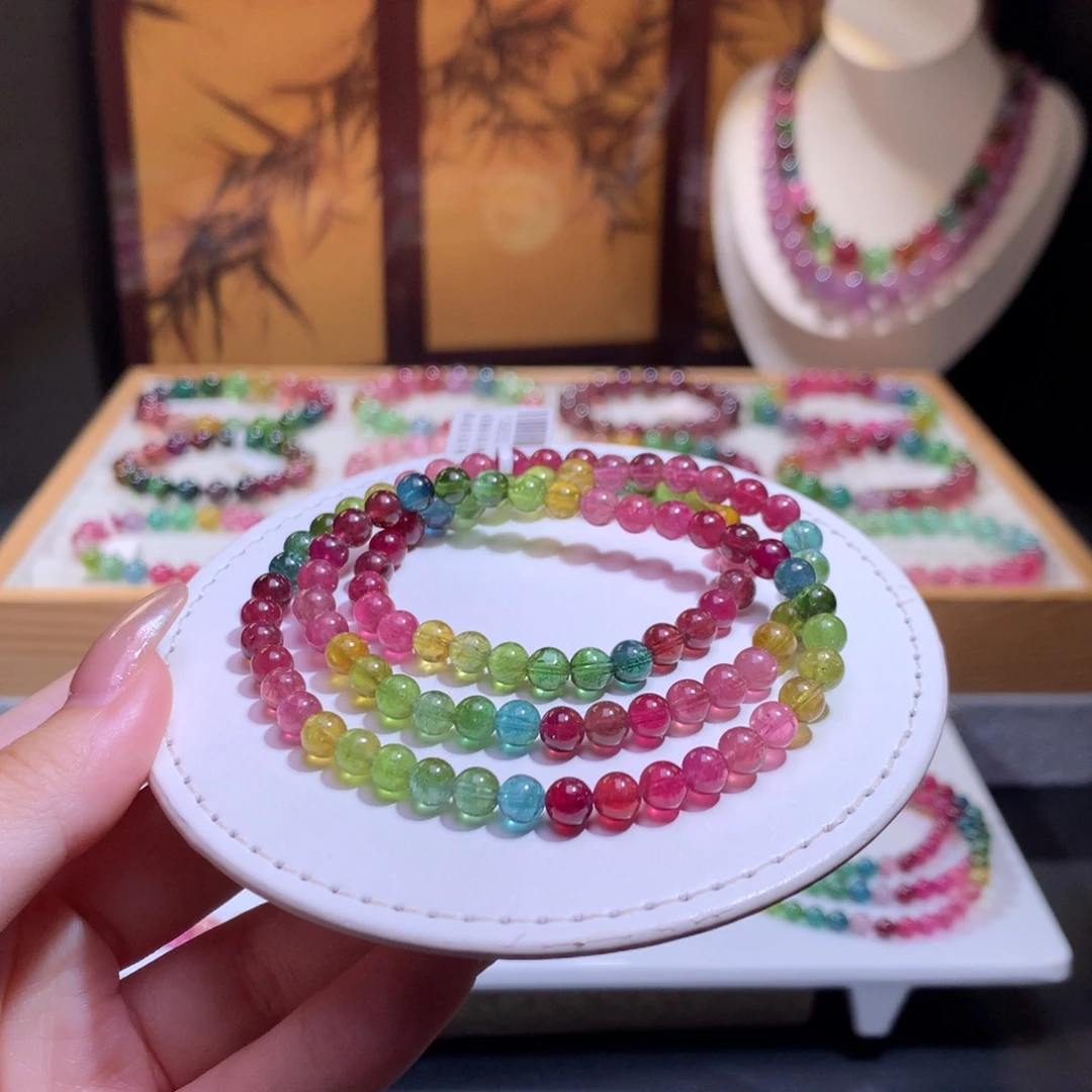 未镶嵌手链碧玺碧玺