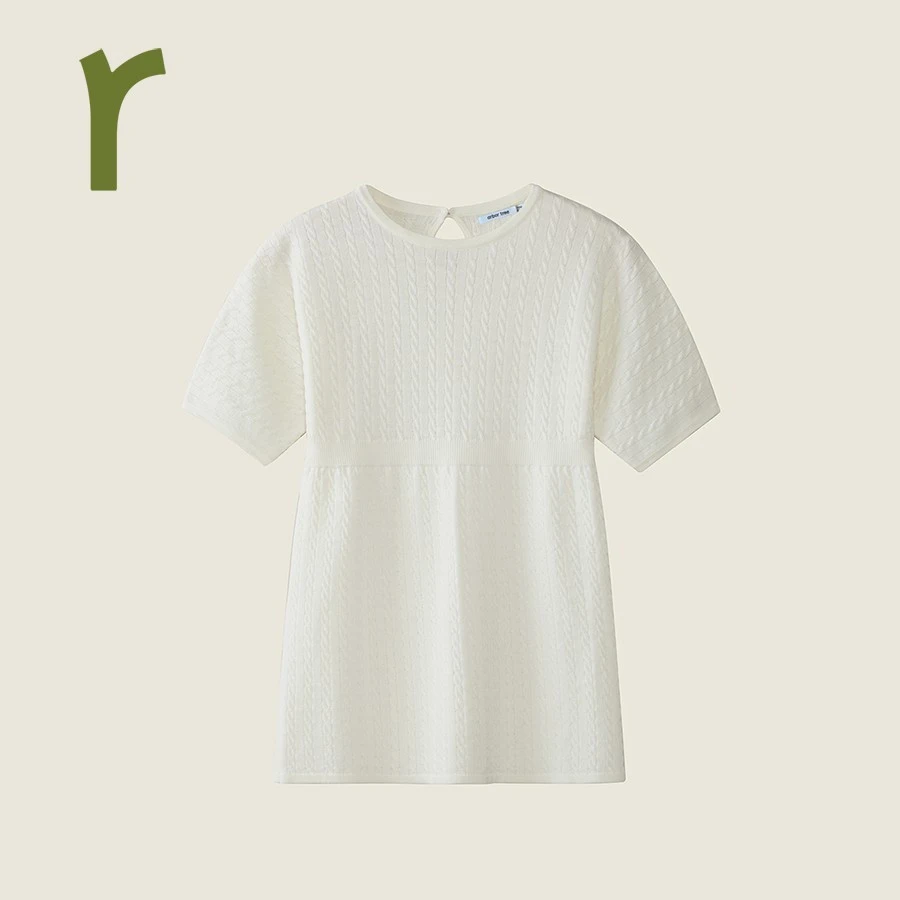 arbortree乔木 100%超细美利奴羊毛 儿童连衣裙 小女孩春夏季