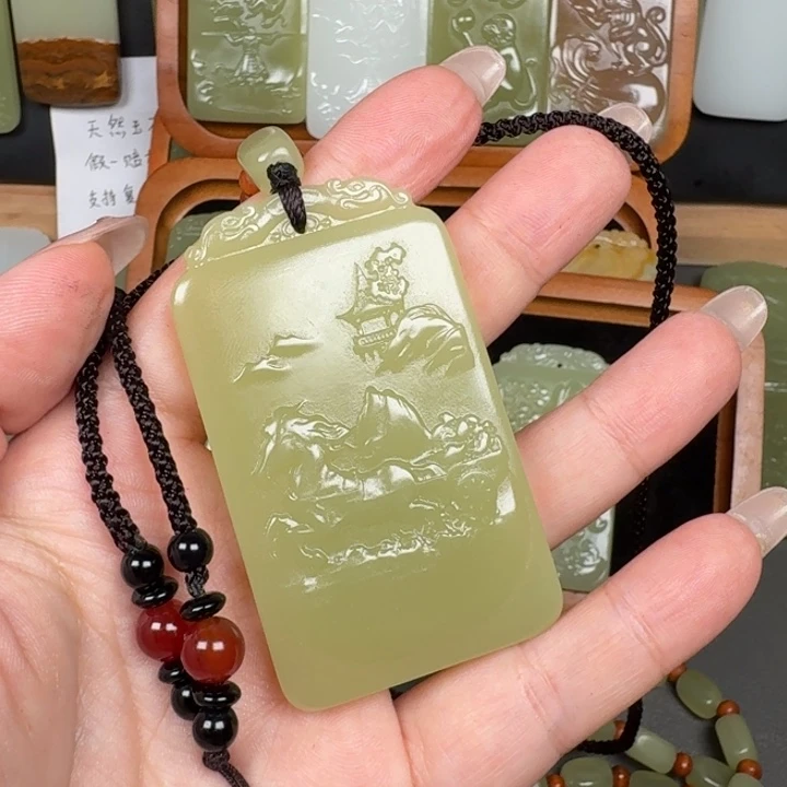 国***缘石材新疆昆仑山脉生肖马