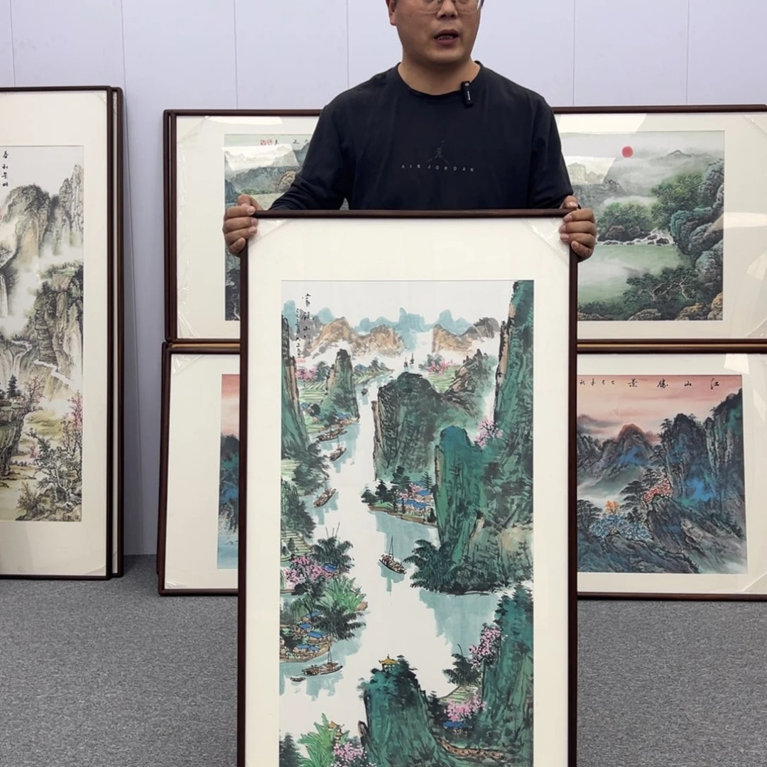 国画国画作品展览120*60