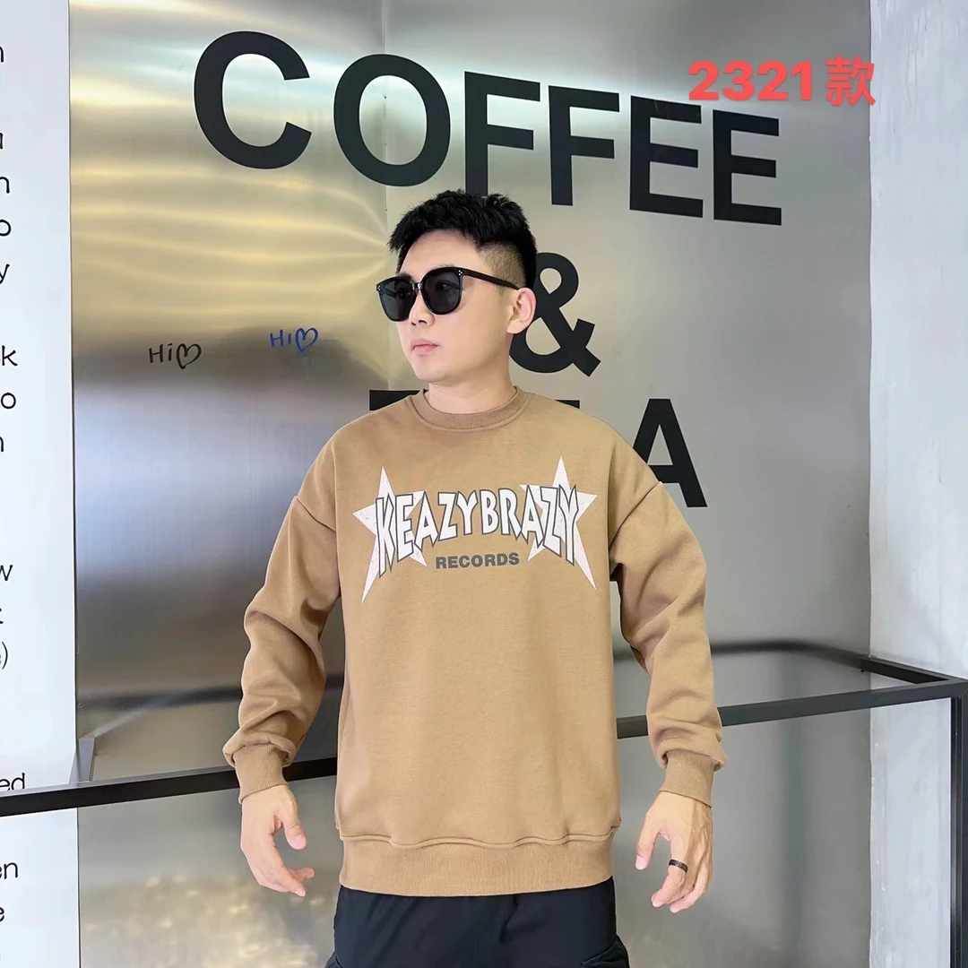 2321#男士冬款加绒卫衣