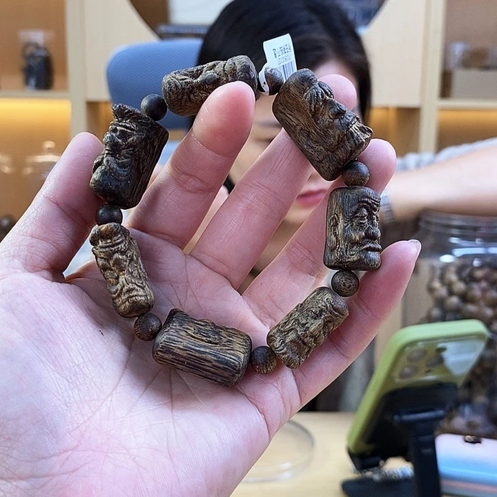 沉香沉香碎屑棋楠罗汉单圈1.8/20克多样性发一