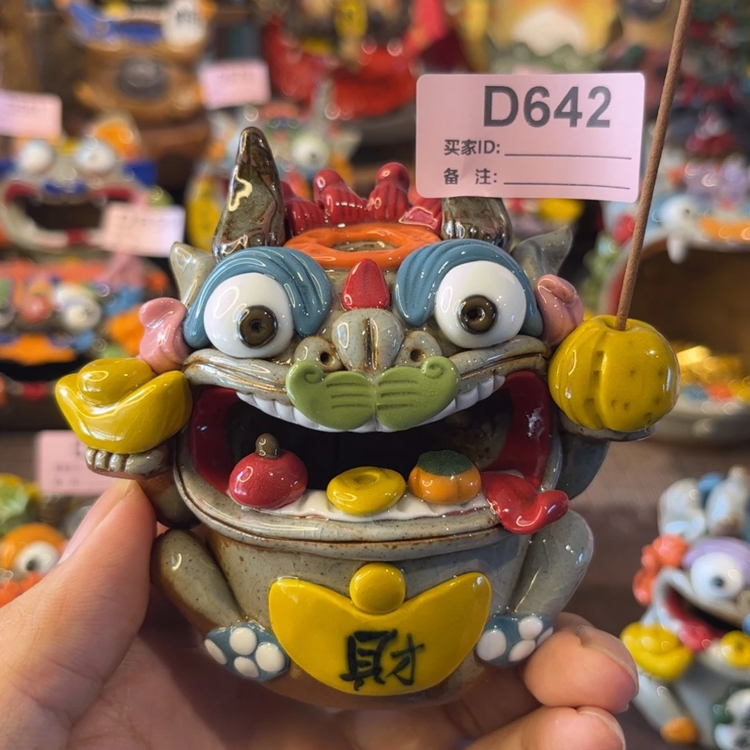 泥塑纯手工茶宠摆件