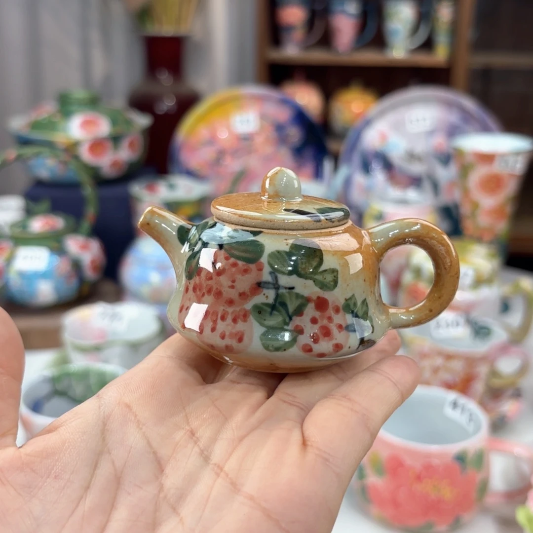 景德镇手绘高温釉下彩陶瓷茶具