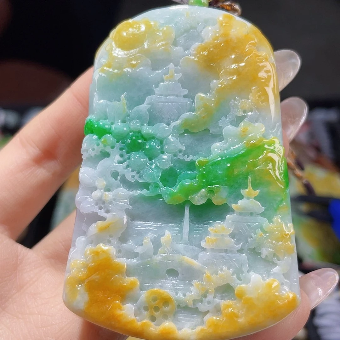 颈饰未镶嵌翡翠一