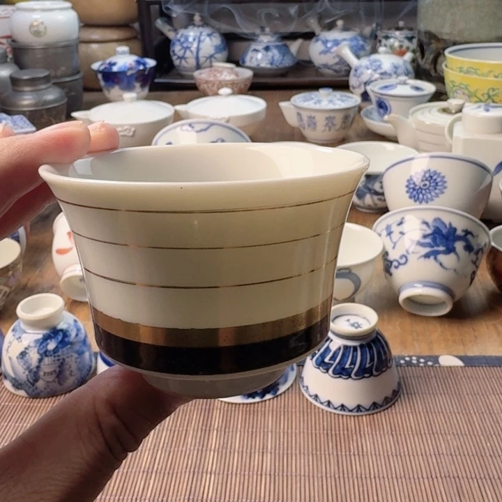 青花瓷器杯子茶具