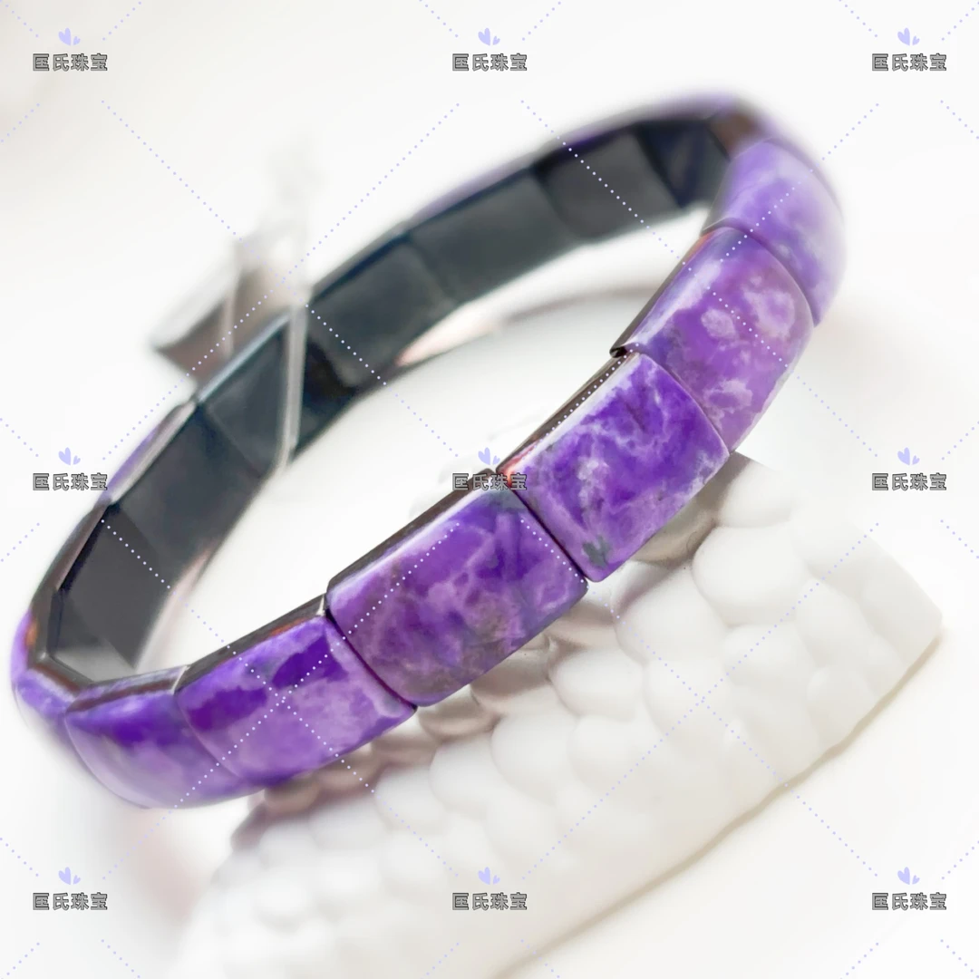 匡氏K姐 舒俱来丝绒帝王紫手镯排 Z-HL-A6589（多样性发一）
