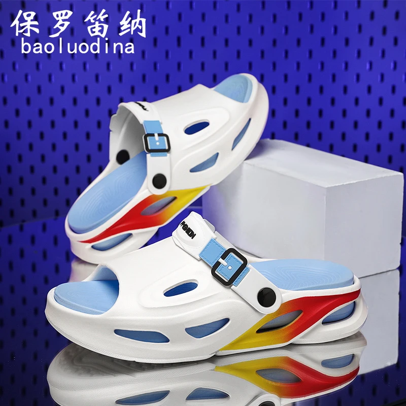 凉鞋男款外穿2025新款夏季潮流运动休闲开车凉拖沙滩两用防臭拖鞋