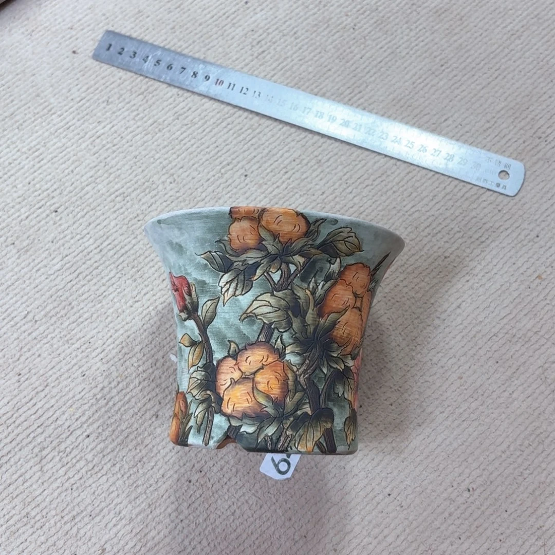 原***呀紫砂花盆陶瓷多肉花盆精品