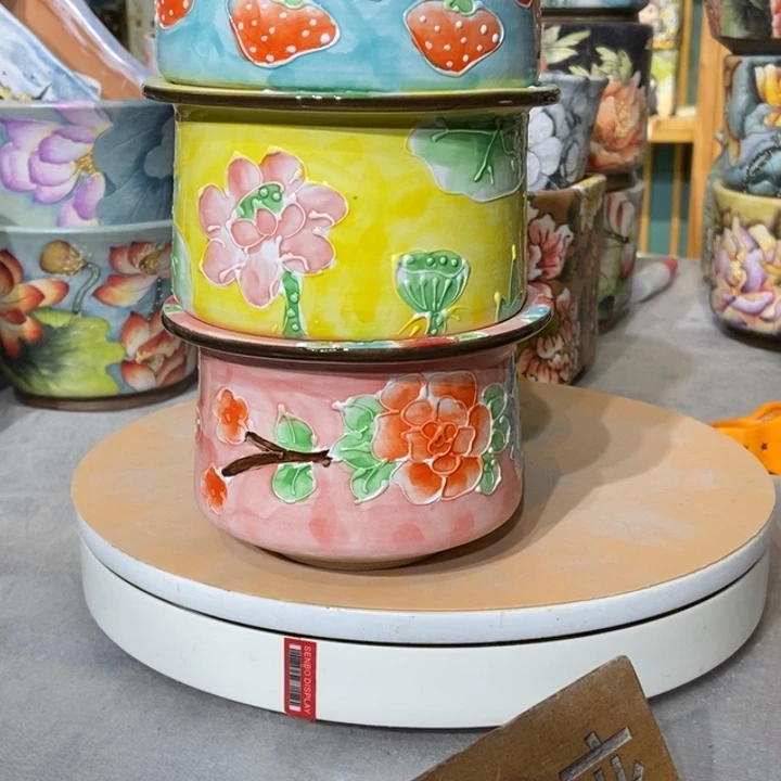 红陶景德镇艺术手绘作品