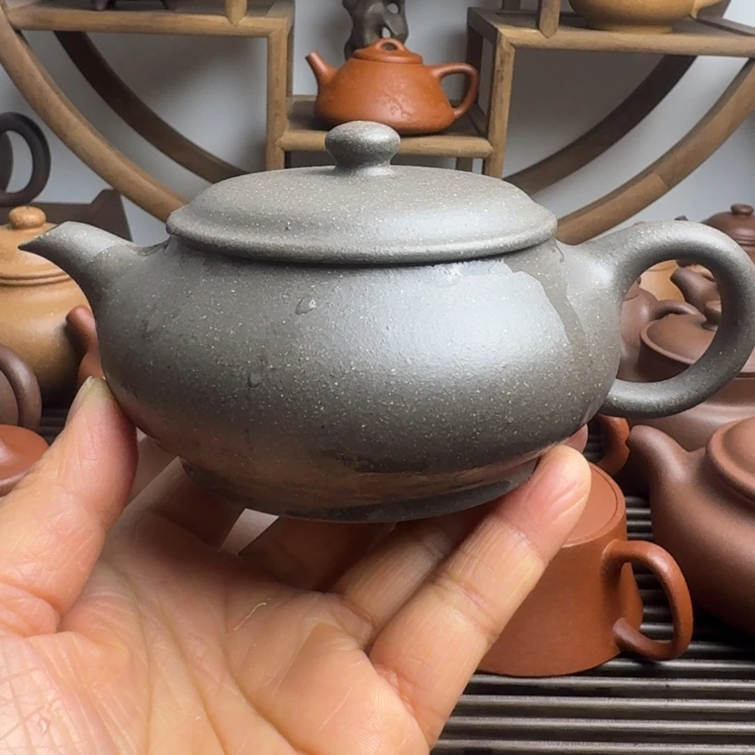 茶壶紫砂200cc明炉青段泥
