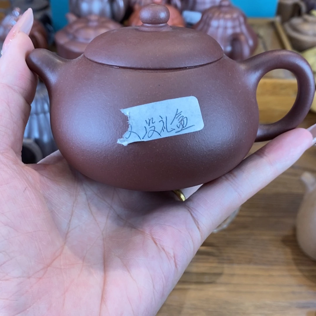 茶壶紫砂原矿泥料手工壶直播间
