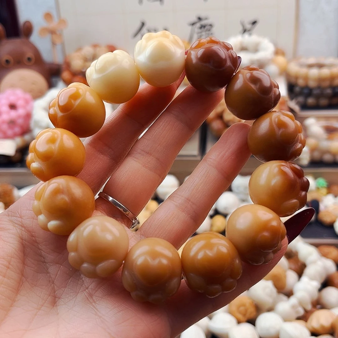 菩提根/象牙果手串菩提爱心猫爪孤品